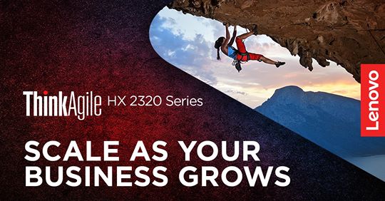 Introducing the new #ThinkAgile HX2320. This Series is sized for your #SMB journey and gives you the ability to: ➡️Scale to meet business needs