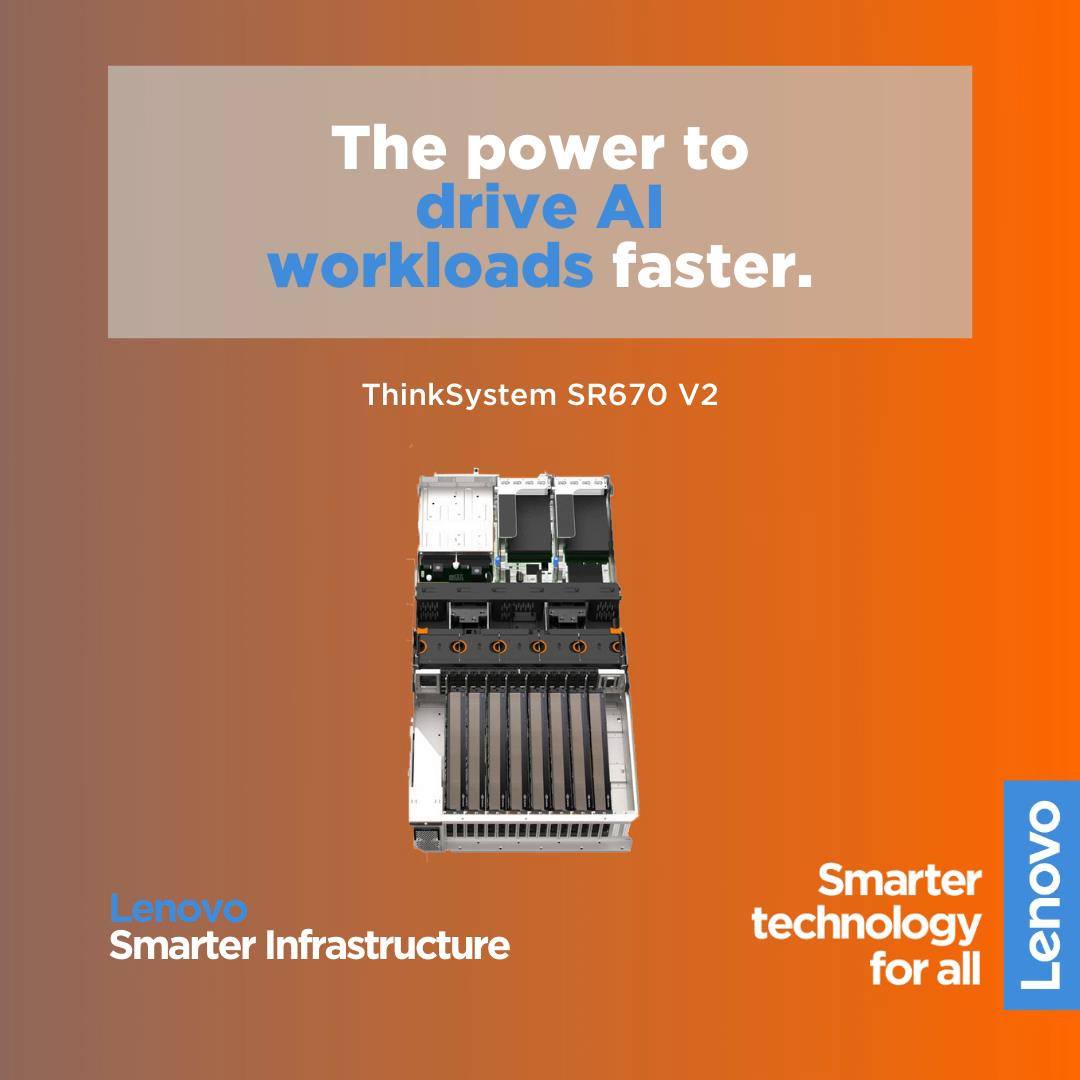 The versatile ThinkSystem SR670 V2 supports up to 8 GPUs to power your compute-intensive AI workloads and deliver critical insights faster.  Learn more about its power, adaptability and unique cooling choices: www.tomtop.com 