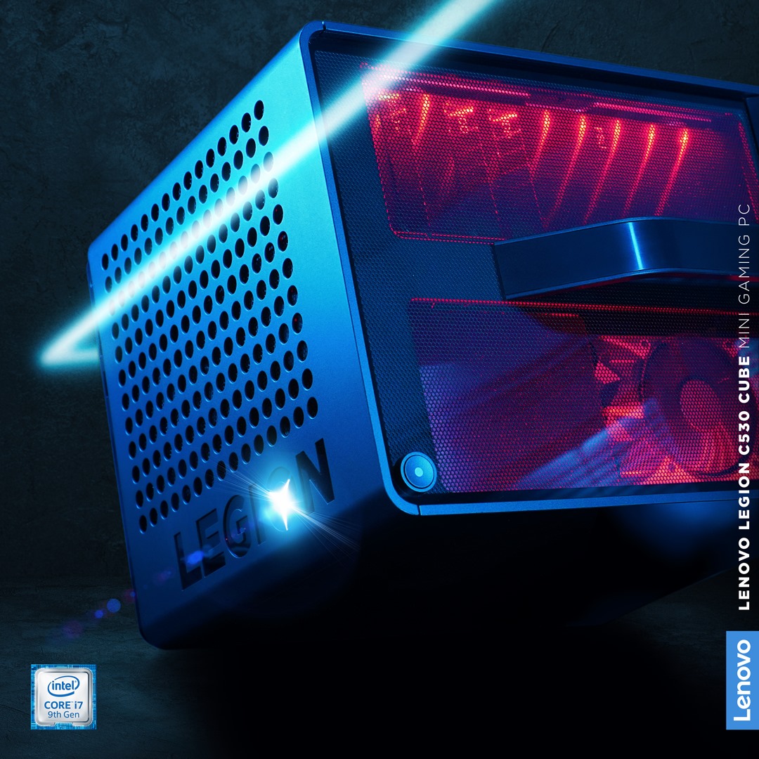 Savage portable gaming. ✨ Powered by up to 9thGen Intel® Core™ i7 processors, the Legion C530 Cube means fast launching and level-loading on your favorite games. Take this powerhouse anywhere thanks to its lightweight design and carrying handle....