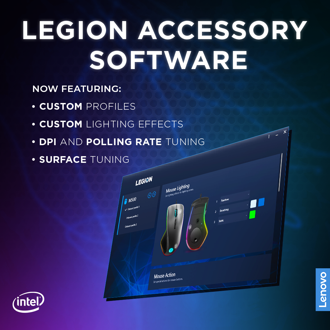 Because we are always moving forward, we improved the Legion Accessory Software.