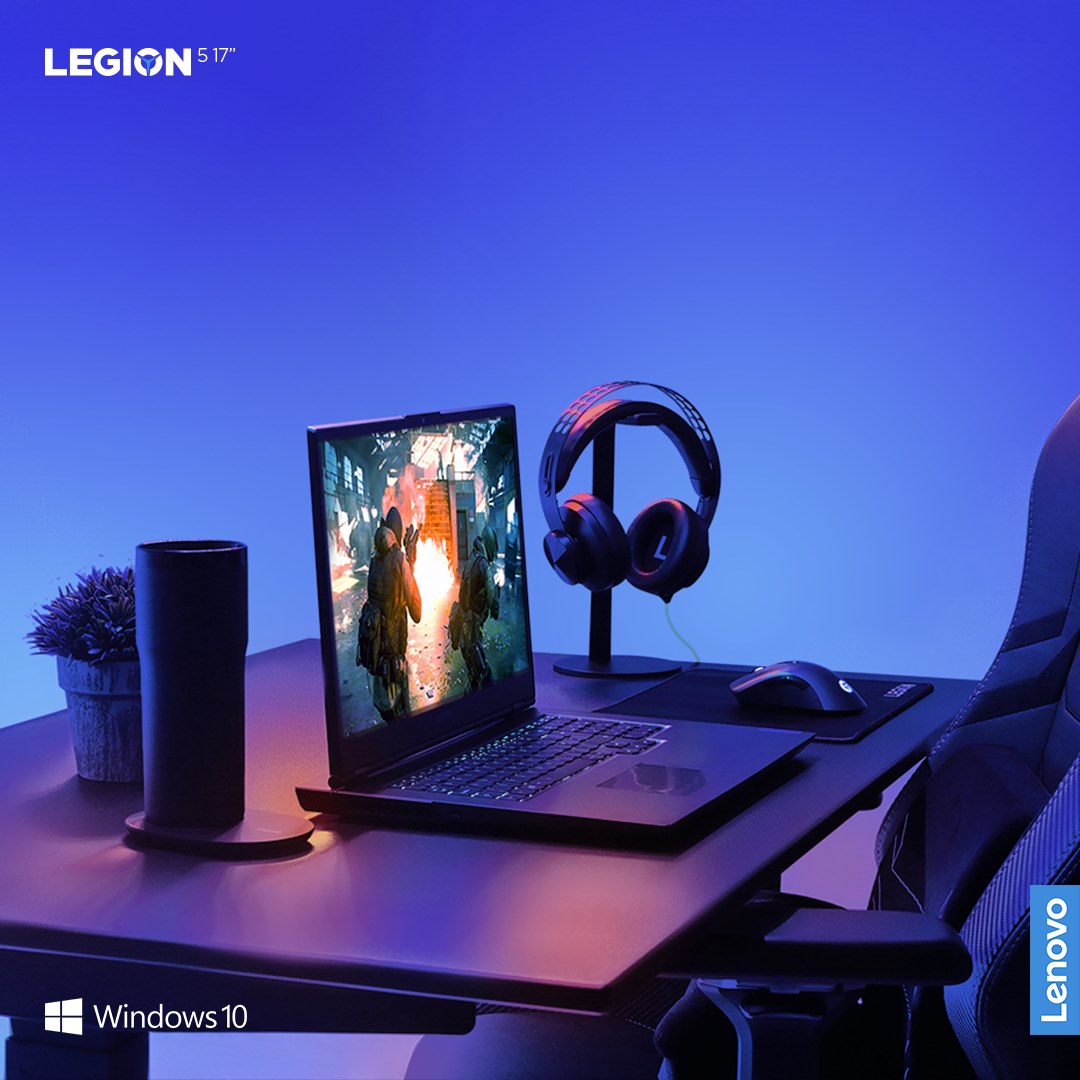 Win the game before it’s played. The Legion 5 17” powers immersive gaming sessions with overpowered displays and vibrant 3D Nahimic for Gamers Audio. Now available in Phantom Blue. Windows  10 unlocks the full potential of your system’s hardware.