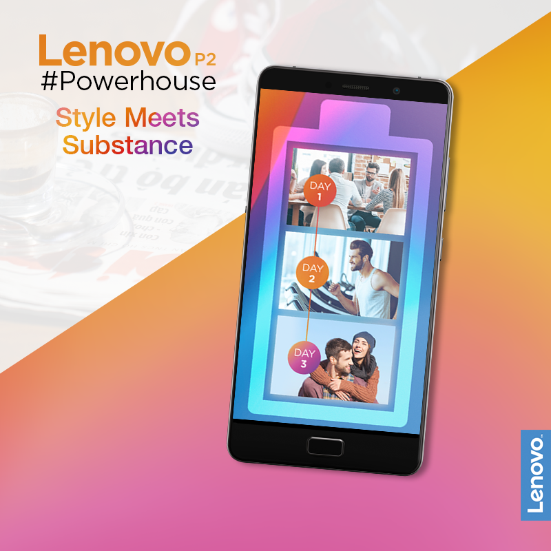 With the 5100 mAh battery perfectly packed in the full metal unibody design, The Lenovo P2 is easy to pick up but hard to put down. 