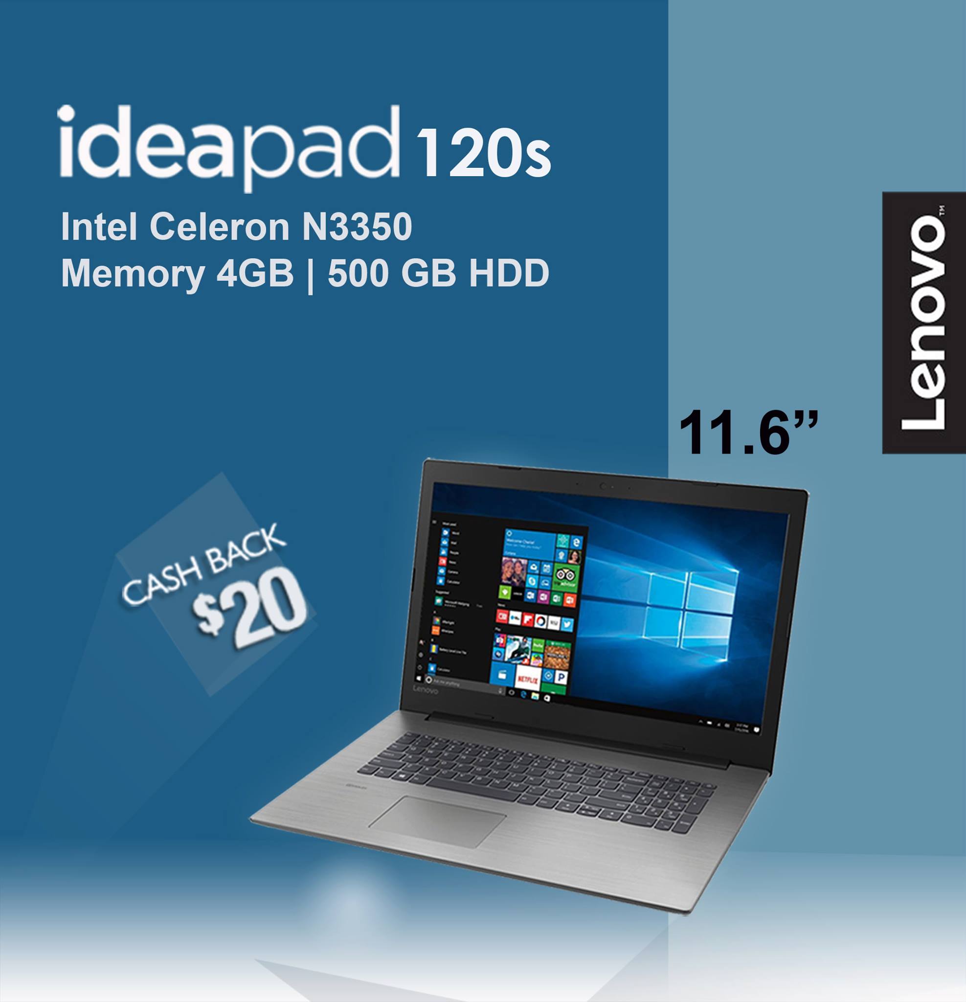 Lenovo Ideapad 120s 💙 Lenovo Notebook ေတြထဲ ေစ်းအနည္းဆံုးဆုိရင္