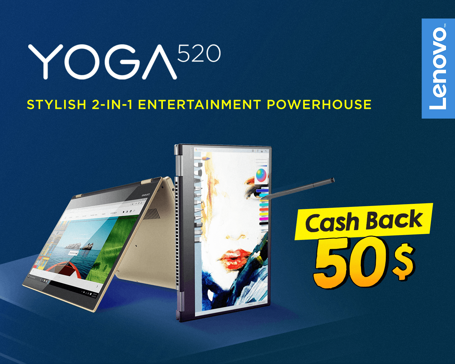 Yoga 520 အတြက္ Lenovo ရဲ႔ Year End Promotion မွာ 