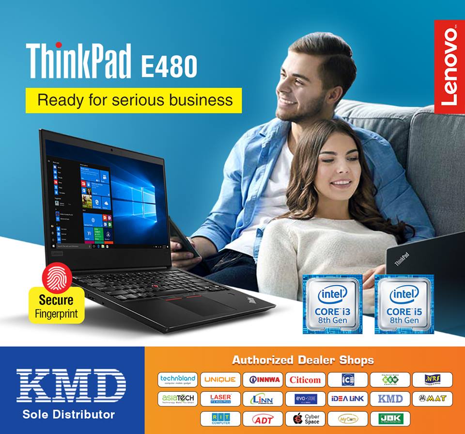 အိမ္သံုး ၊ ရံုးသံုး ၊ ဘက္စံုသံုး အတြက္ Thinkpad e480 