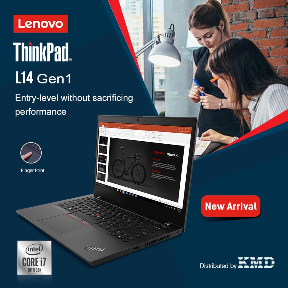 Thinkpad ကိုအားပေးကြမ်းတဲ့ ချစ်ဘော်ဘော် တွေအတွက် သတင်းကောင်းတစ်ခူကို ပြောပါဆိုရင်တော့ Thinkpad L14 Gen1 ရောက်ရှိလာပီပဲဖြစ်ပါတယ်နော် 🛬 Online Learning အတွက်ပဲသုံးသုံး ရုံးလုပ်ငန်းအတွက်ပဲသုံးသုံး ဒီ Thinkpad L14 လေးက ပေါ့ပေါ့ပါးပါးရှိပြီးအကြမ်းခံတာကြောင့် ဘယ်နေရာသွားသွား သယ်သွားလိုရတဲ့အပြင် Design ကလည်း ရိုးရိုးရှင်းရှင်းနဲ့ဆွဲဆောင်မှုရှိပါတယ်နော်☺️ Display က 14 inches ရှိပြီး FHD resolution ကိုသုံးထားတဲ့ အပြင် Dolby Audio ™ Speaker လည်းပါ၀င်တော့ လုံး၀ရှယ်ပဲပေါ့😲