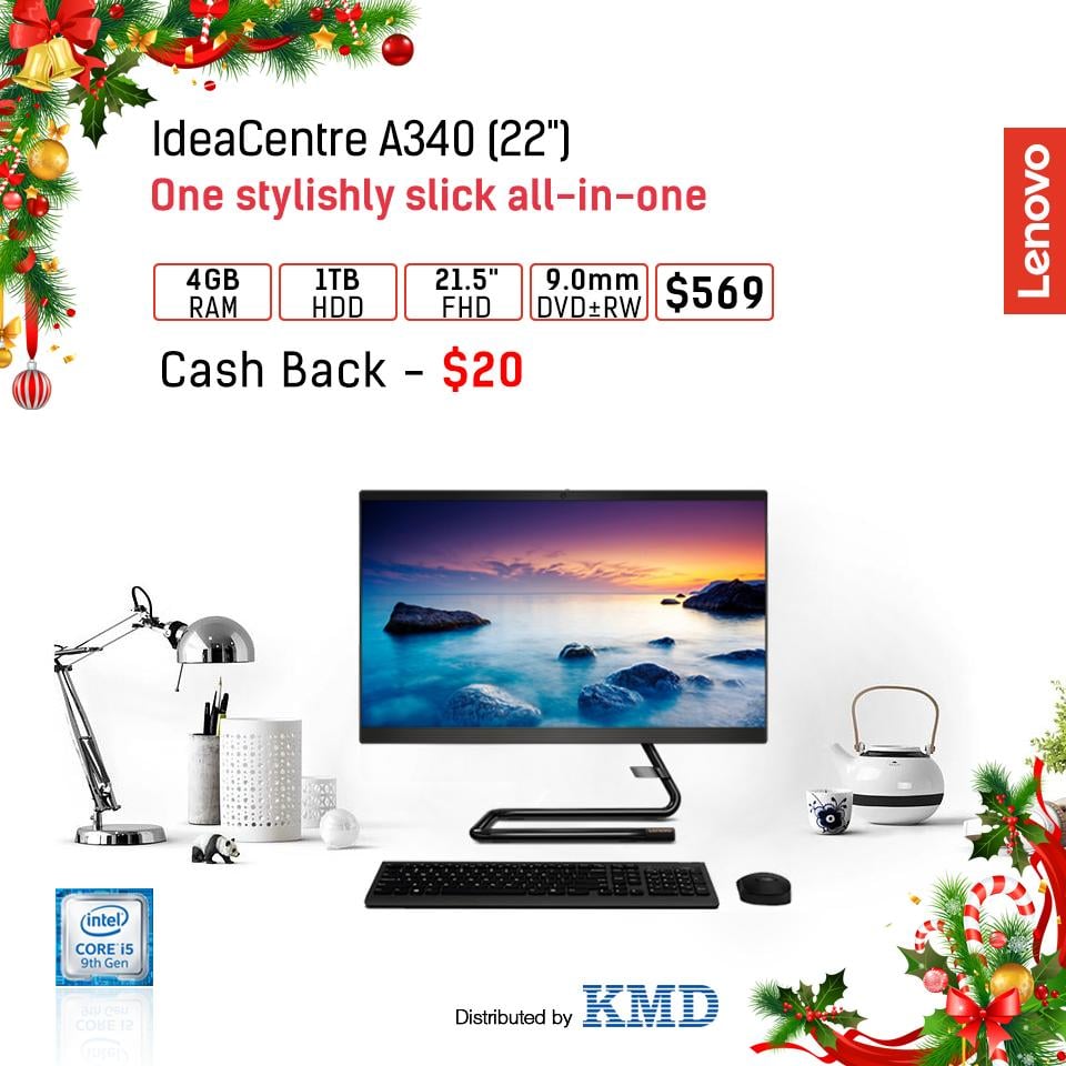 Year End Promotionမှာ Lenovoရဲ့ Ideacentre A340 i5လေးကိုလည်း Promotionအနေနဲ့ Cash Back $20ပေးထားသေးတယ်နော်...