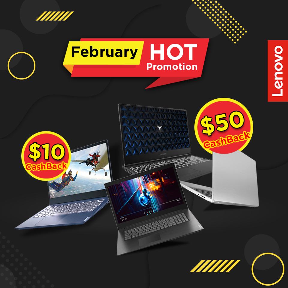 Lenovo ရဲ့ February Promotion လေးစနေပြီနော်😋 လူကြိုက်များပြီး တကယ်ကိုမိုက်တဲ့ အမျိုးအစားတွေကို Cashback တွေပေးသွားမယ့် အစီအစဉ်လေးပဲ ဖြစ်ပါတယ်🤤 Miix 520 , Yoga S740 , Ideapad S340 , Ideapad L340 , Ideapad S145 , နဲ့ အသစ်ရောက်ရှိလာတဲ့ Lenovo Legion Y540 Gaming အတွက် တကယ်ကိုတန်တဲ့ Cashback တွေ ၊ လက်ဆောင်တွေ ပြန်ပေးသွားမှာပါဗျို့😉... ဘာတွေကို ဘယ်လောက်ထိပေးသွားမလဲဆိုတာကတော့ အောက်မှာဆက်လက် ဖတ်ရှု့နိုင်ပါတယ်⬇️ Lenovo Ideapad S340 (i3) - 10 USD💵