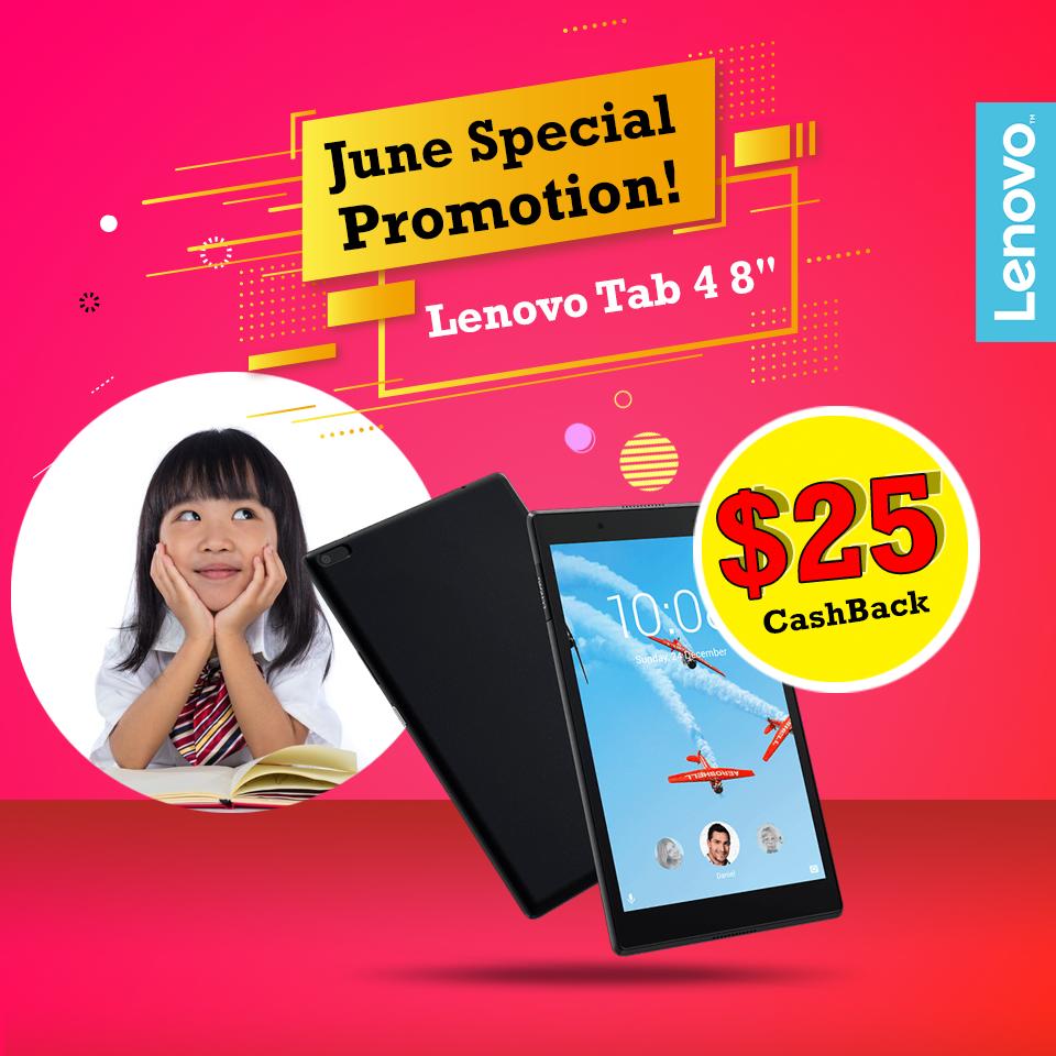 Lenovo Tab4 8” အတွက် အရမ်းတန်တဲ့ Discount ပေးသွားမယ့် 𝐋𝐞𝐧𝐨𝐯𝐨 ဇွန်လအထူး 𝐏𝐫𝐨𝐦𝐨𝐭𝐢𝐨𝐧 လေးပဲ ဖြစ်ပါတယ်😋 25 USD လျှော့ပေးသွားမှာ ဖြစ်တာကြောင့် Tablet ဝယ်မယ့်သူတွေ လုံးဝ လက်မလွှတ်သင့်တဲ့ Promotion လေးပါနော်🤓 အိမ်မှာ ကလေးတွေအတွက် အပန်းပြေစေဖို့...