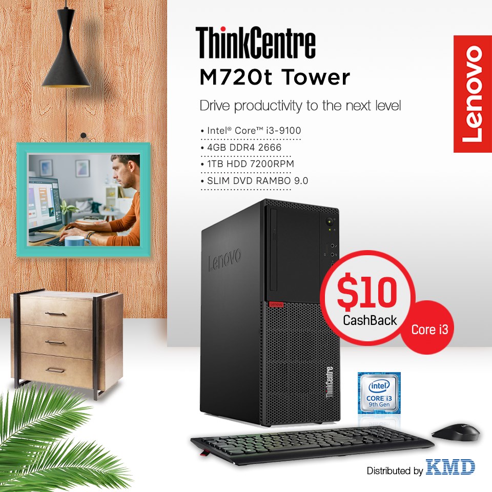 Customer တွေအရမ်းကြိုက်ကြတဲ့  Lenovo ရဲ့ Thinkcentre M720T Desktop လေးကို Discount ပေးနေပါပြီဗျာ🎉🎉🎉 Online Learning တွေလုပ်မလား……..❓