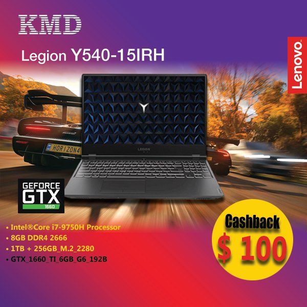 Gamer တွေတအားကြိုက်တဲ့ Lenovo ရဲ့ Legion Y540 Gaming Series လေးကို Cashback Promotion ပေးနေပါပြီဗျာ🎉🎉 ဘယ်အမျိုးအစားတွေကို ဘယ်လို CashBack ပေးနေတာလဲ..? Legion Y540 GTX graphic နဲ့ကို Cashback 100 USD...