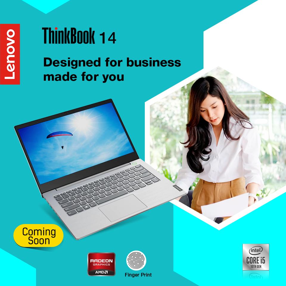 Thinkbook မှ မရရင် Laptop မကိုင်တော့ဘူးဆိုတဲ့အမျိုးတွေအတွက် သတင်းကောင်းလေးရှိတယ်ဗျို့😋 ဆွဲဆောင်မှုရှိတဲ့ သတ္တုရောင်လေးနဲ့ မကြာခင်ရောက်ရှိတော့မယ့်  Thikbook_14 က ထက်မြက်တဲ့စွမ်းဆောင်ရည်တွေ သင့်အတွက် ယူဆောင်လာပေးမှာပါ💁‍♂️ Thinkbook 14 လေး ...