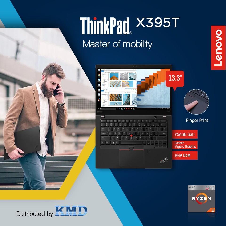 ပါးပါးလေးနဲ့ ကြမ်းတဲ့ Lenovo ရဲ့ Thinkpad X395T 💻💻