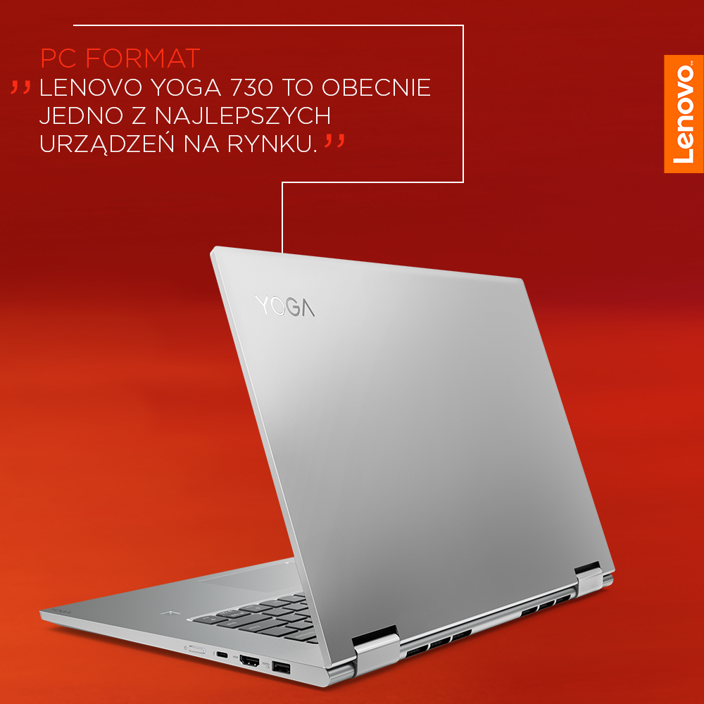 Dla osób poszukujących uniwersalnego, lekkiego laptopa, który da sobie radę nawet w grach, magazyn PC Format znalazł odpowiedni komputer - Lenovo Yoga 730. Laptop doceniony został również za świetne wykonanie i atrakcyjną cenę.  Link do pełnej recenzji:...