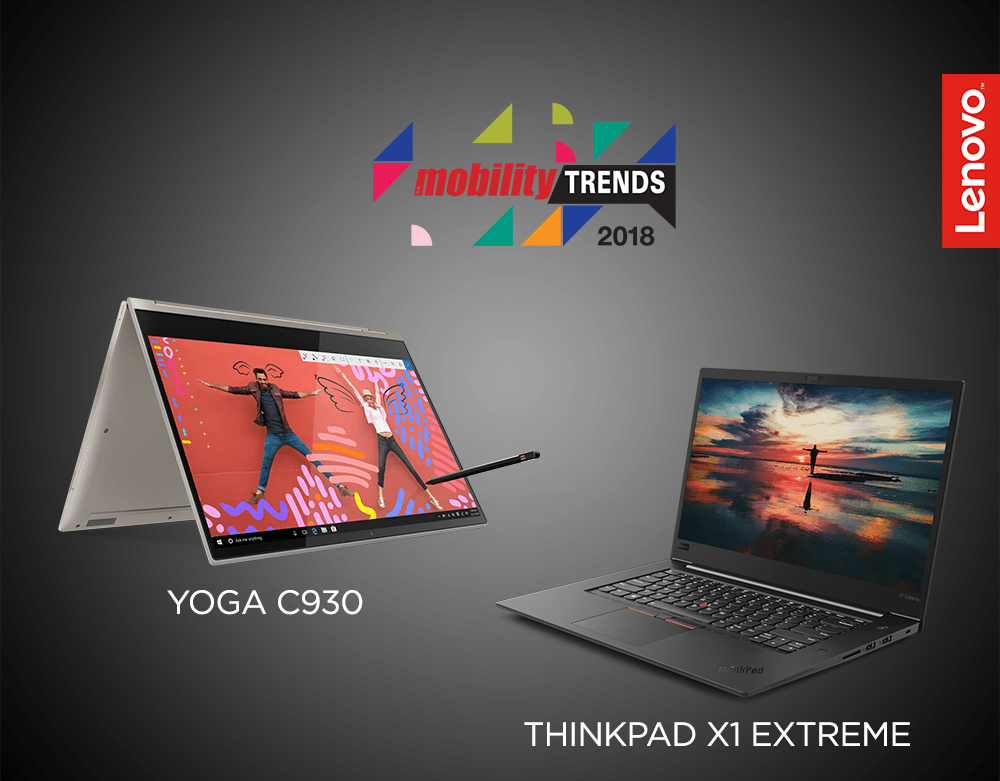 W plebiscycie Mobility Trends 2018 do tytułu Notebook Roku zostały nominowane między innymi Yoga C930 i ThinkPad X1 Extreme! 