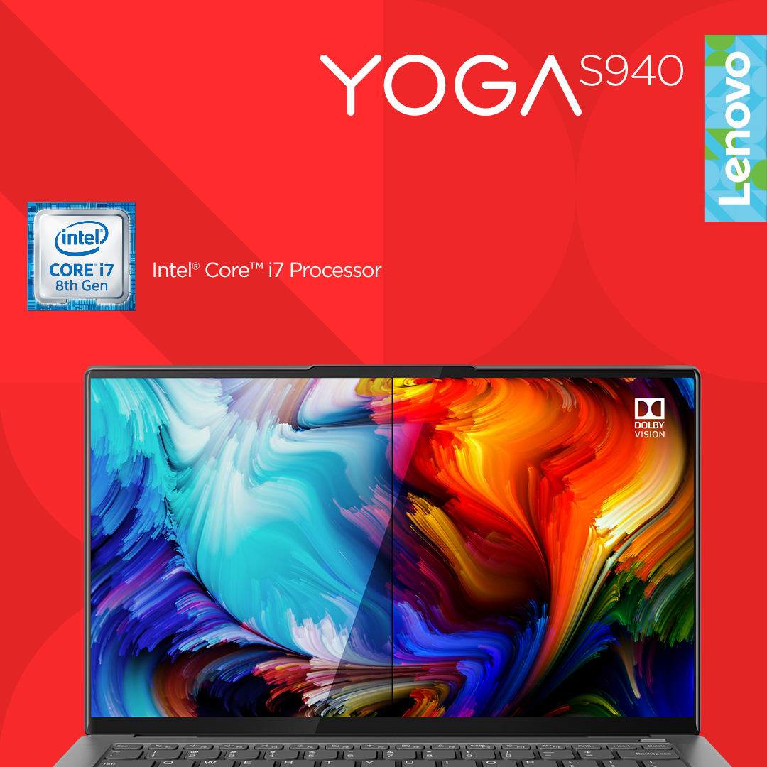 #CES2019 Przedstawiamy model Yoga S940. To nie tylko ultrasmukły (12 mm) i lekki (1,2 kg) laptop z niemal bezramkowym, 13-calowym ekranem, ale również inteligentny sprzęt. Funkcje AI mogą automatycznie odfiltrować hałas z otoczenia i rozmyć rozpraszające uwagę tło podczas połączeń wideo.  Kiedy tylko odwrócisz głowę od ekranu laptopa, czujniki AI mogą wykryć Twoją nieobecność i automatycznie zablokować ekran, aby chronić dane przed ciekawskimi....