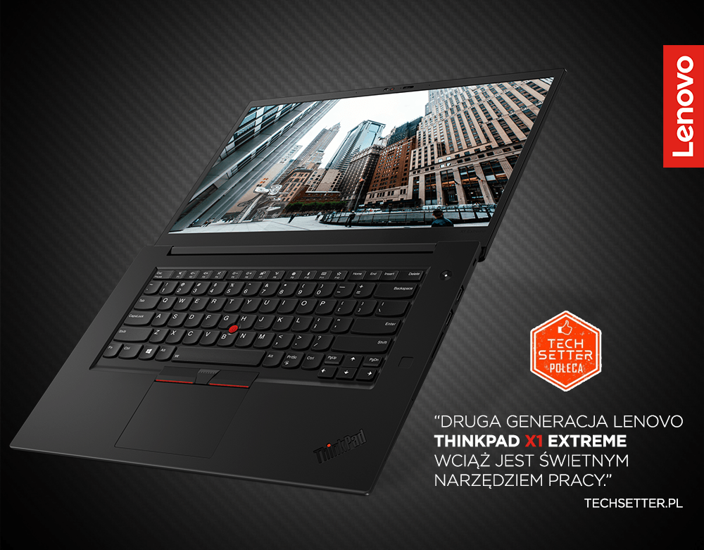 TECHSETTER.PL po przetestowaniu Lenovo ThinkPad X1 Extreme 2. generacji postanowił przyznać rekomendację Polecamy! Za co laptop zdobył szczególne uznanie? Między innymi za: 👉 wysoką wydajność ogólną,...