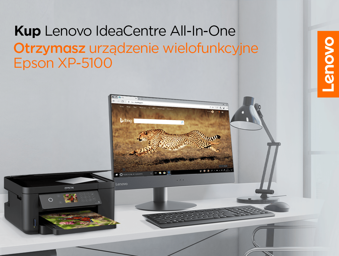 #Promocja Przy zakupie wybranych komputerów z rodziny IdeaCentre All-in-One można otrzymać w prezencie urządzenie wielofunkcyjne Epson XP-5100! Akcja promocyjna potrwa do końca września.