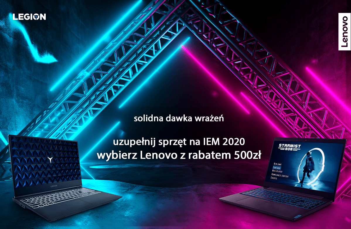 Z okazji #IEM kup sprzęt gamingowy Lenovo nawet 5️⃣0️⃣0️⃣ zł taniej❗️  Wielkie święto dla graczy - Intel Extreme Masters – rozpoczyna się w przyszłym tygodniu. Promocja zorganizowana przez partnera naszego stoiska – sklep x-kom.pl – rusza już teraz!  Jak zdobyć rabat❓... 1️⃣ Wejdź na stronę www.tomtop.com  