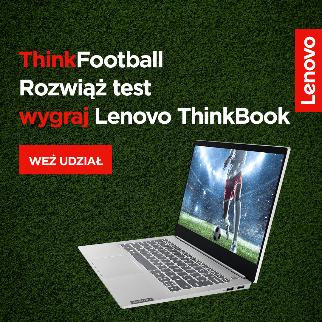 Pod względem wiedzy o piłce nożnej ⚽️ nie macie sobie równych? Obudzeni w środku nocy jednym tchem wymieniacie skład reprezentacji i strzelców bramek z ostatnich lat? Jednocześnie brakuje Wam Mistrzostw Europy, które miały się właśnie odbywać?  Mamy dla Was coś specjalnego❗️ Zaczynamy #konkurs ThinkFootball, w którym wygrać można:... ⚽️ #Lenovo ThinkBook 13s, 