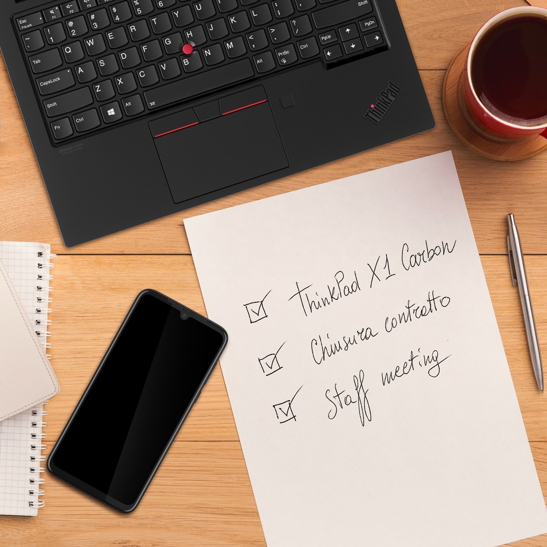 La checklist del business di successo: ✅ Accendere il #ThinkPad X1 Carbon 💻