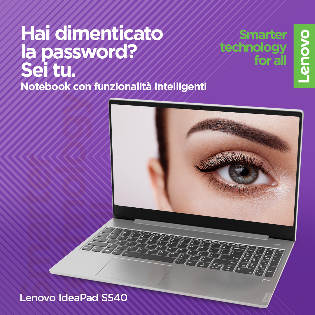 Smarter = Safer. Lenovo IdeaPad S540 con autenticazione biometrica Windows Hello protegge i tuoi dati sensibili. Acquistalo ora: www.tomtop.com