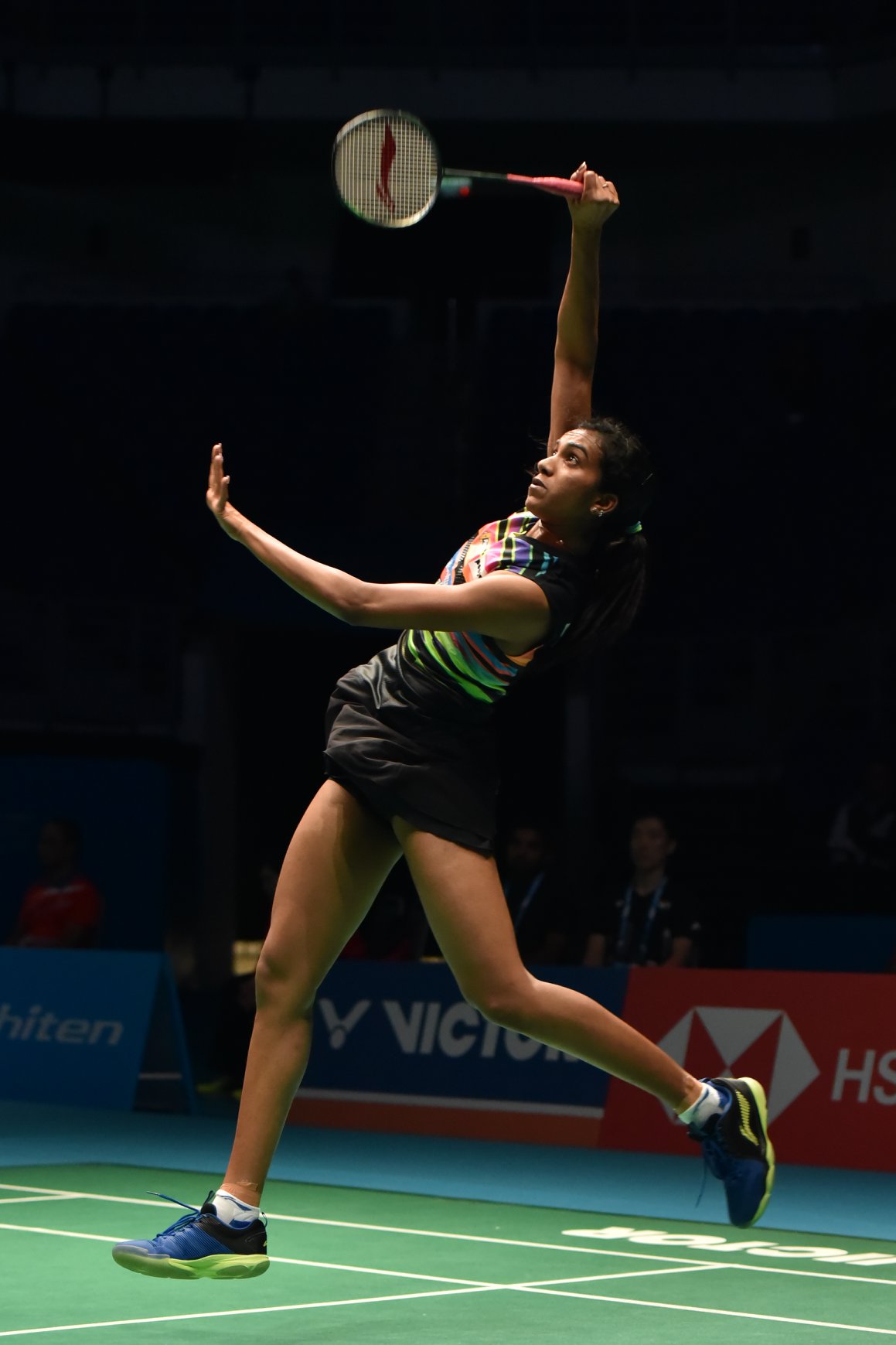 Amazing game by P.V.Sindhu beating Aya Ohori from Japan in 2 games with the score 22-20, 21-12. All the best in the next round, #teamLiNing! Shoe: Ranger TD 3...