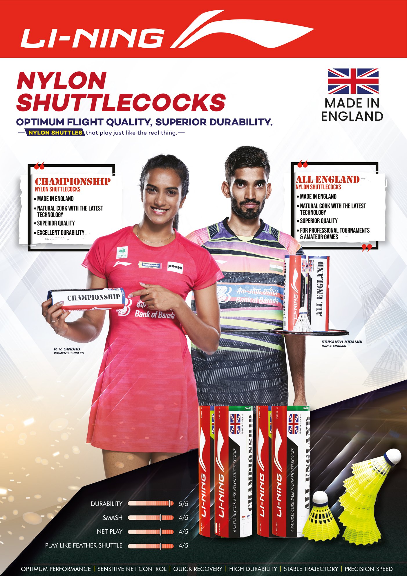 Li-Ning Nylon Shuttlecocks