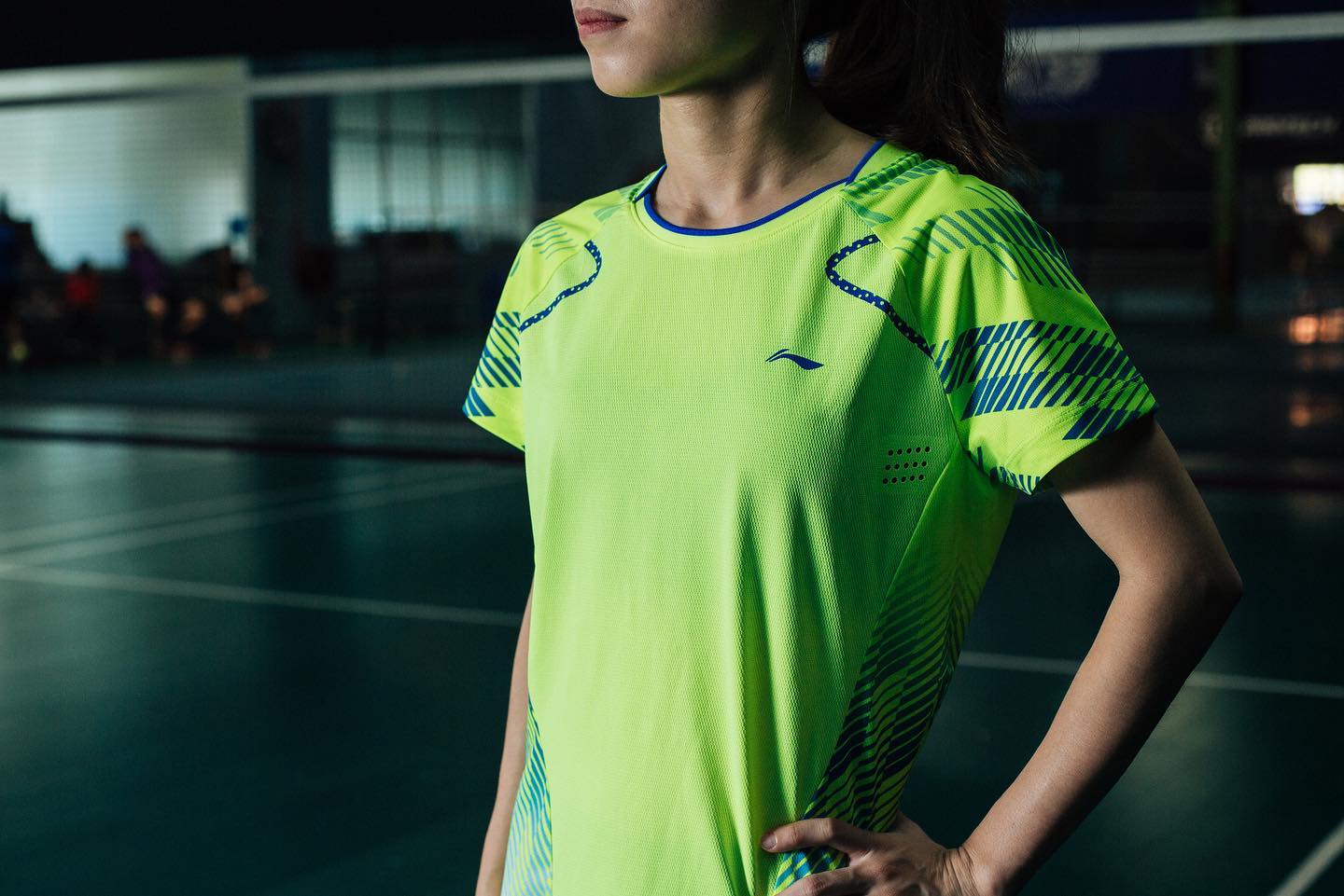 Li-Ning Female Competition Top in Neon