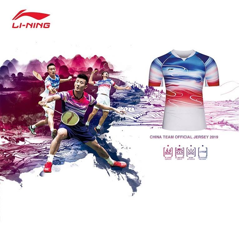 2019 China's Official Badminton Jersey. 