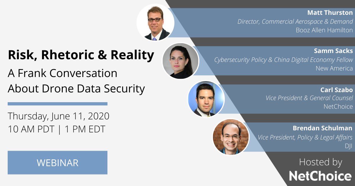 Drones are changing the way we live and work. But how are drones affected by US-China relations? What are the facts about drone data security? And how does foreign trade policy affect America’s cybersecurity?  Join our discussion in this webinar hosted by 