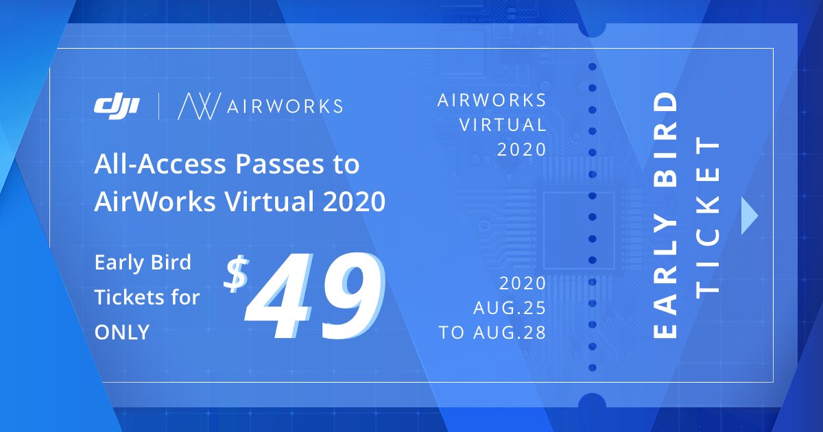 All-Access passes to AirWorks Virtual 2020 are just $49 for a limited time before they increase to $99.