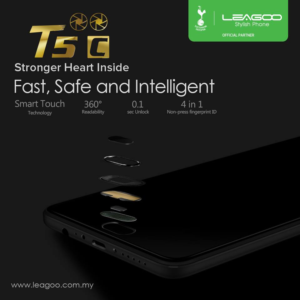 It Is Created to Be Fast, Safe and Intelligent. That Is Our Leagoo T5C. With Smart Touch Technology, Enable You to Unlock Your Device for Only 0.1 Sec So Your Scans Even Get More Precise Over Time‼️ Look out for our Leagoo T5c now at RM499 only‼️ Visit Our Store⏩ https://www.tomtop.com/brands-leagoo-575/?aid=sqttseo 💥 5.5 INCH FULL HD Display