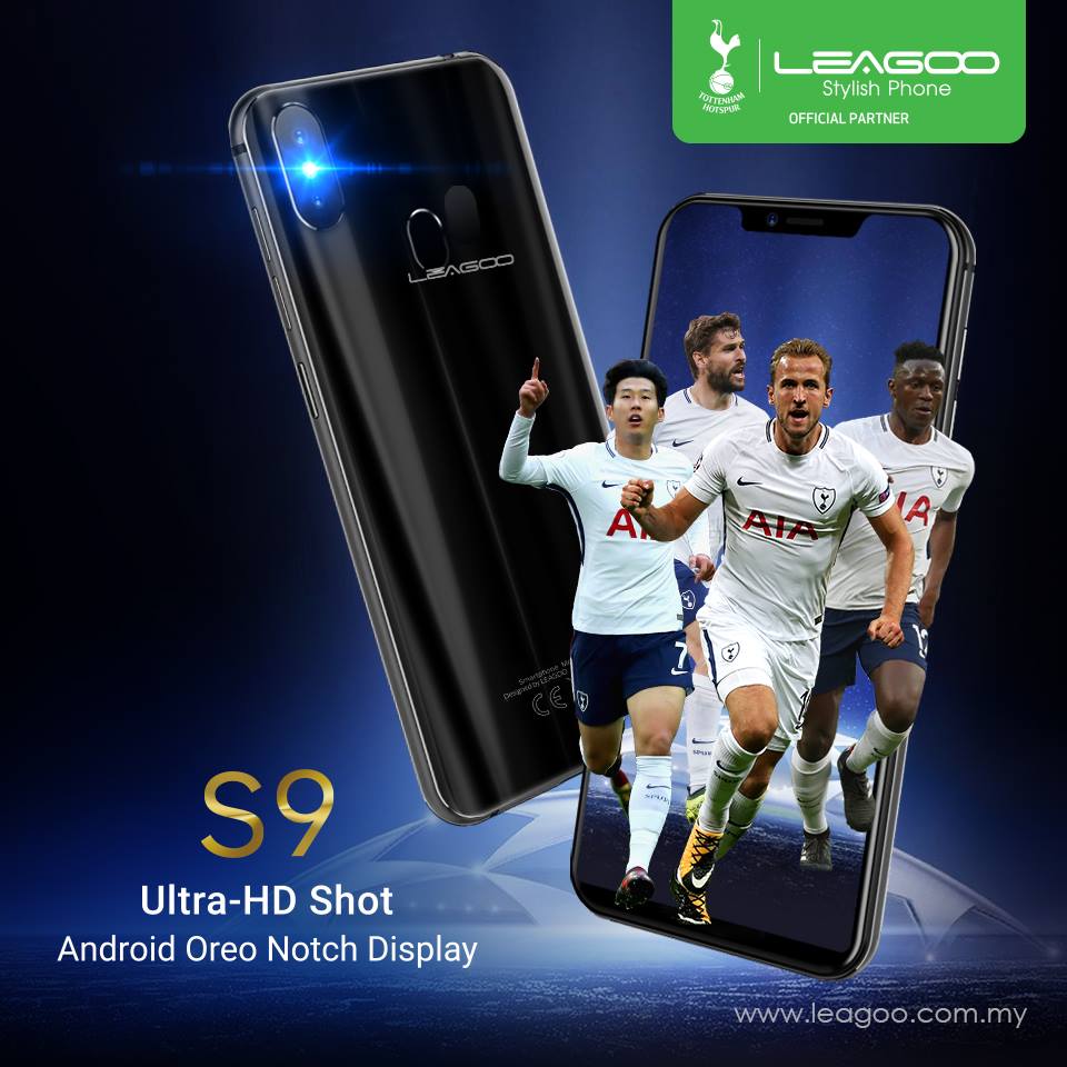 GET S9 TODAY FOR RM699 (RRP: RM899  AND TAKE AWAY A FREE SMART WATCH (WORTH RM119) WITH EVERY PURCHASE OF LEAGOO S9‼️ S9 with 5.85” Notch Display + Ultra-Fast Face Unlock & Smart Fingerprint + SONY 13MP Dual Camera + 4GB RAM + 32GB ROM‼️ ✳️ 5.85-inch Full View HD+ Notch Display...