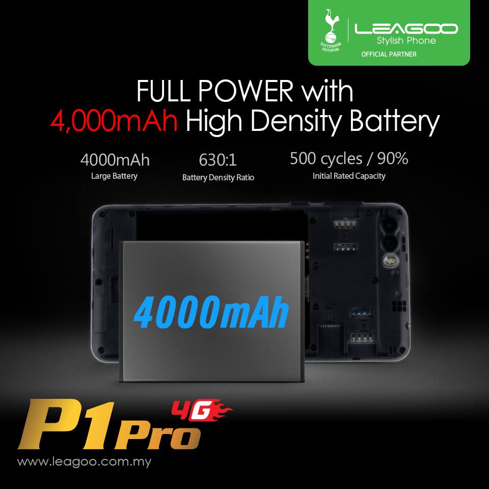 Stay All Day Long with Your Device Without worrying to Bring Your Charger Along and No Need to Worry If You Left Behind Your power bank. With Huge Capacity Battery in Leagoo P1 Pro Ensure You to Operate Your Device Longer‼️  💥5” HD Display 💥13MP Dual Rear Camera 💥4000mAH HUGE Battery No more regrets. Grab P1 Pro now for RM399 only while stocks last‼️... 🔅 5 INCH HD IPS Display