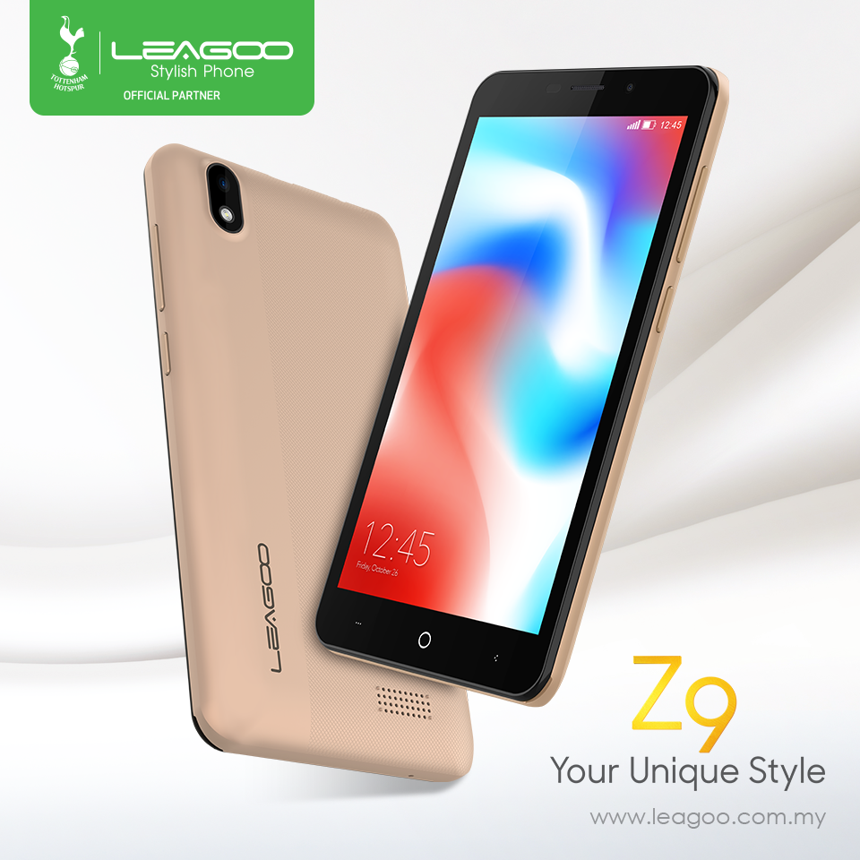 LEAGOO Z9 comes with UNIQUE STYLE and LOT OF GOOD FEATURES at a GREAT VALUE‼ ⚡️5” BIG DISPLAY ⚡️16GB ROM ⚡️QUAD CORE CPU  Leagoo Z9 offer you for only RM269 to be Stylish, Feel the Uniqueness and Modernity‼