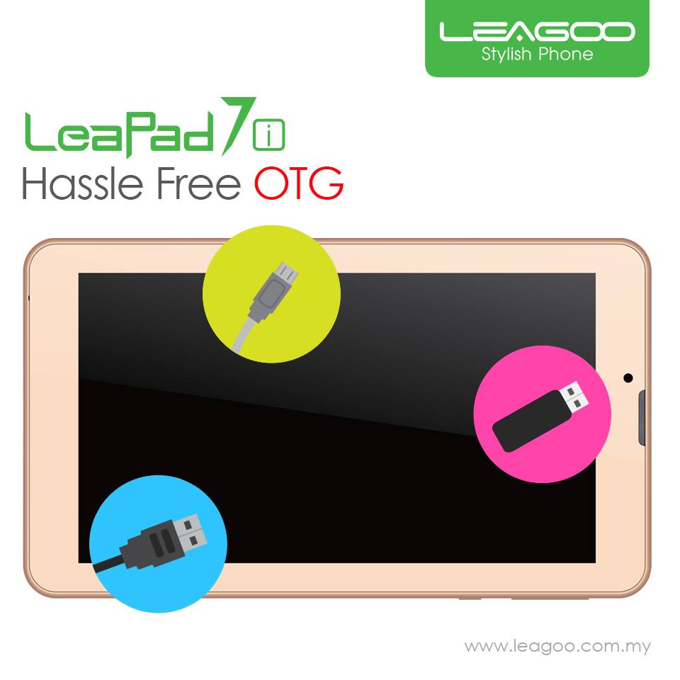 Being Excited of Your Tablet Function❓ Yeah, Now You Can Enjoy with Hassle Free OTG Function From Leapad 7i For Your Daily Entertainment and Even for Your Tasks‼️ ✨7" HD BIG Display    ✨3G & Video Calling ...