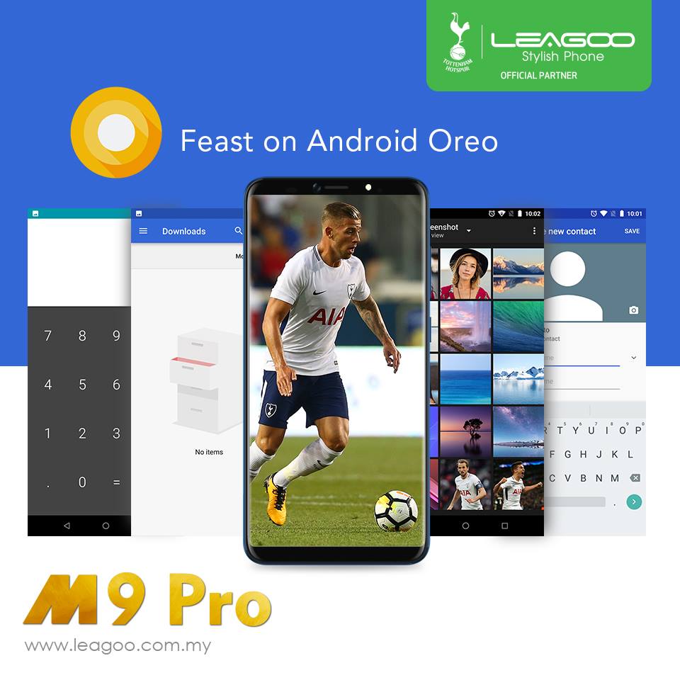 With the Android Oreo 8.1 Will Keep Your Mobile Up-To-Date and Stay Safe for Your Phone, And Just Enjoy Enhancements Like New Features, Extra Speed and Improved Functionality‼️ Leagoo M9 Pro offer you at RM399 to enjoy continuous with non-lag performance‼️Definitely, it will satisfy you‼️ For more info visit↪️ www.tomtop.com 🍀 5.72 INCH HUGE HD+ DISPLAY