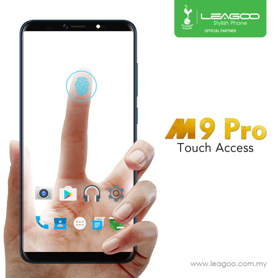 Leagoo M9 Pro Offers You A Touch Access That Can Used to Lock/Unlock the Devices and Apps Without Needing to Remember the Passwords‼️ What do you wait for❓Get our M9 pro for RM399 Only to feel the Excitement of Smooth Touch Access‼️ For info visit here↪️ www.tomtop.com They are much easier, cheaper and faster to setup so everything will become more convenient when you tap the screen with your finger for seconds‼️ 🍀 5.72 INCH HUGE HD+ DISPLAY