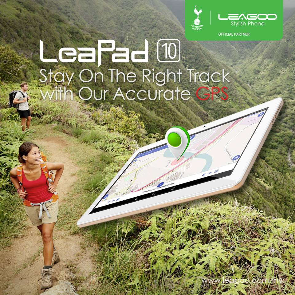 The Screen Size 10” is Ideal for Portable GPS That Can Bring Along with You Even While You Walk‼️ There is Leapad 10 tablet from Leagoo Malaysia for those who like to go with a big screen and more details on the screen for RM499 ONLY‼️ For more info➡️ www.tomtop.com 🔅 10 INCH HD IPS Huge Display