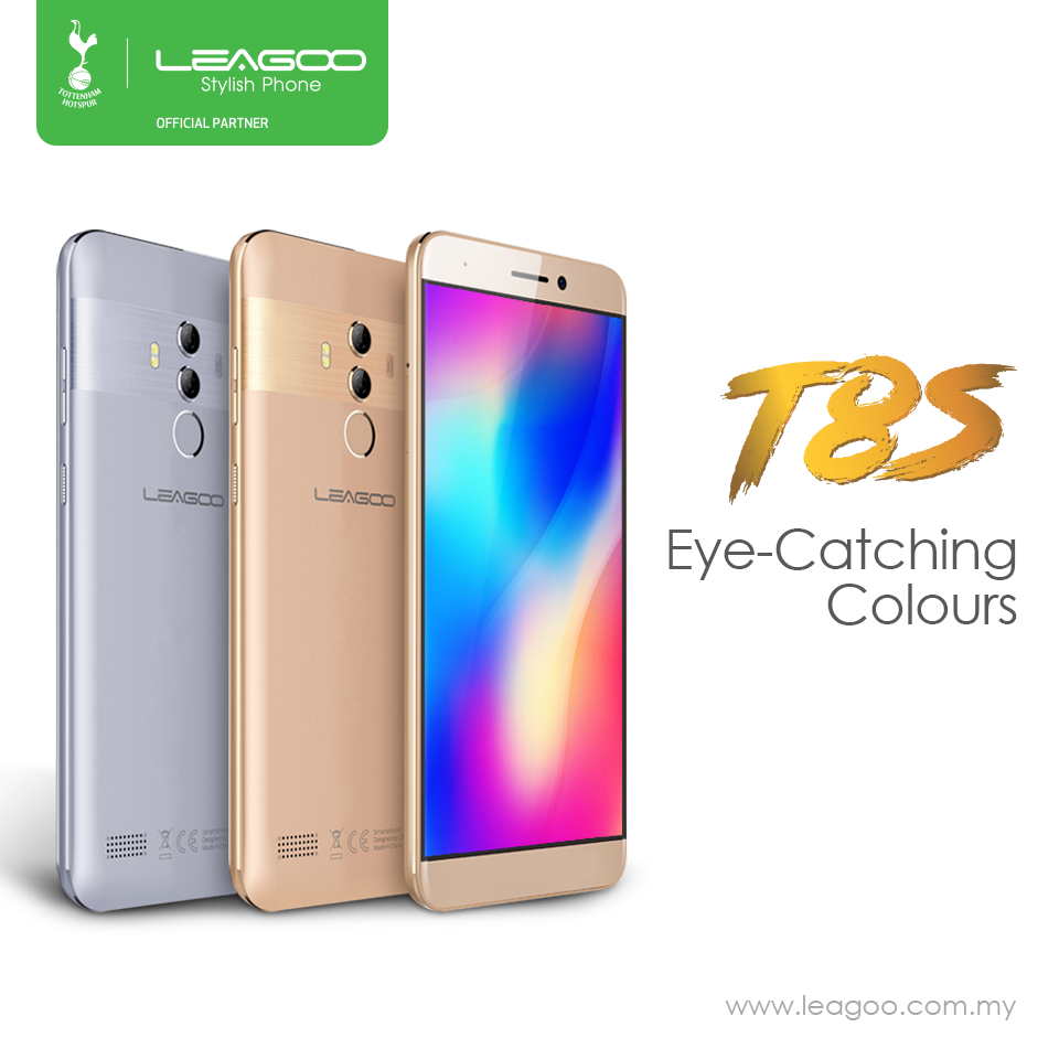 Leagoo T8s Comes Out With 2 Beautiful and Stunning Colors; Champagne Gold and Mocha Grey That Will Catch Eyes of Others Onto You‼️ With only RM599, you can upgrade your style with this attracting devices’ colors to build up more of your confidence‼️ Log on to our Website⏩ www.tomtop.com 💖 5.5 Inch SHARP FULL HD IPS