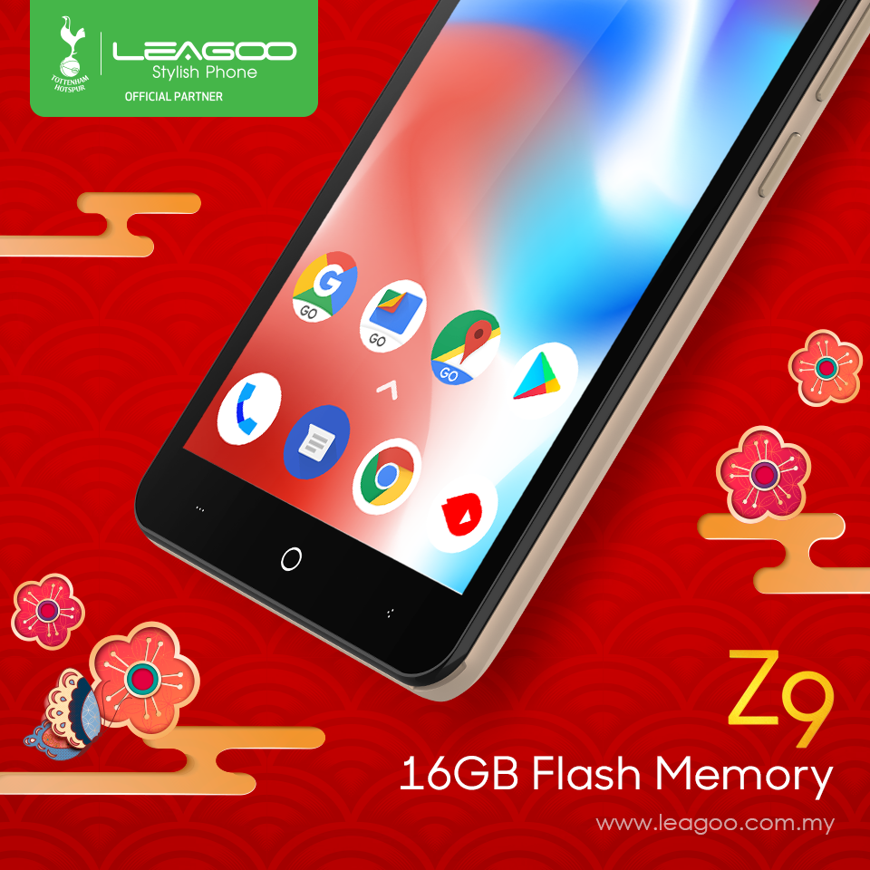 Get Leagoo Z9 Supported With 16GB Of Flash Memory to Fit Most of Your Data, Moments and Information in Your Smartphone‼️ So, do not think that a small size device can’t have a big of memory storage too‼️  For only RM299, you can bring home our Leagoo Z9 and just create enjoyable moments with it‼️... 📌 5 INCH Display