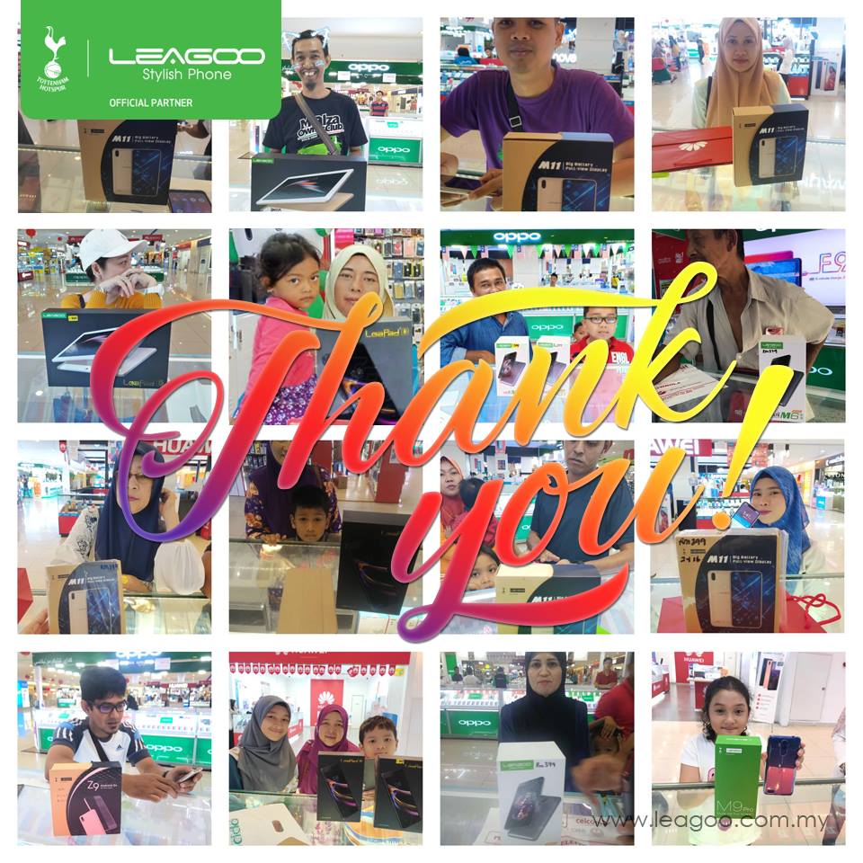 Leagoo Malaysia highly thanked of your generous support that keeping us move forward😘😘‼️ Do not forget to stay tuned with us for more deals and special promotion of all our products‼️ Leagoo Malaysia is striving to give you the best experience with us‼️ So, do not hesitate to contact us📞📞‼️... Leagoo Official Website⏩www.tomtop.com