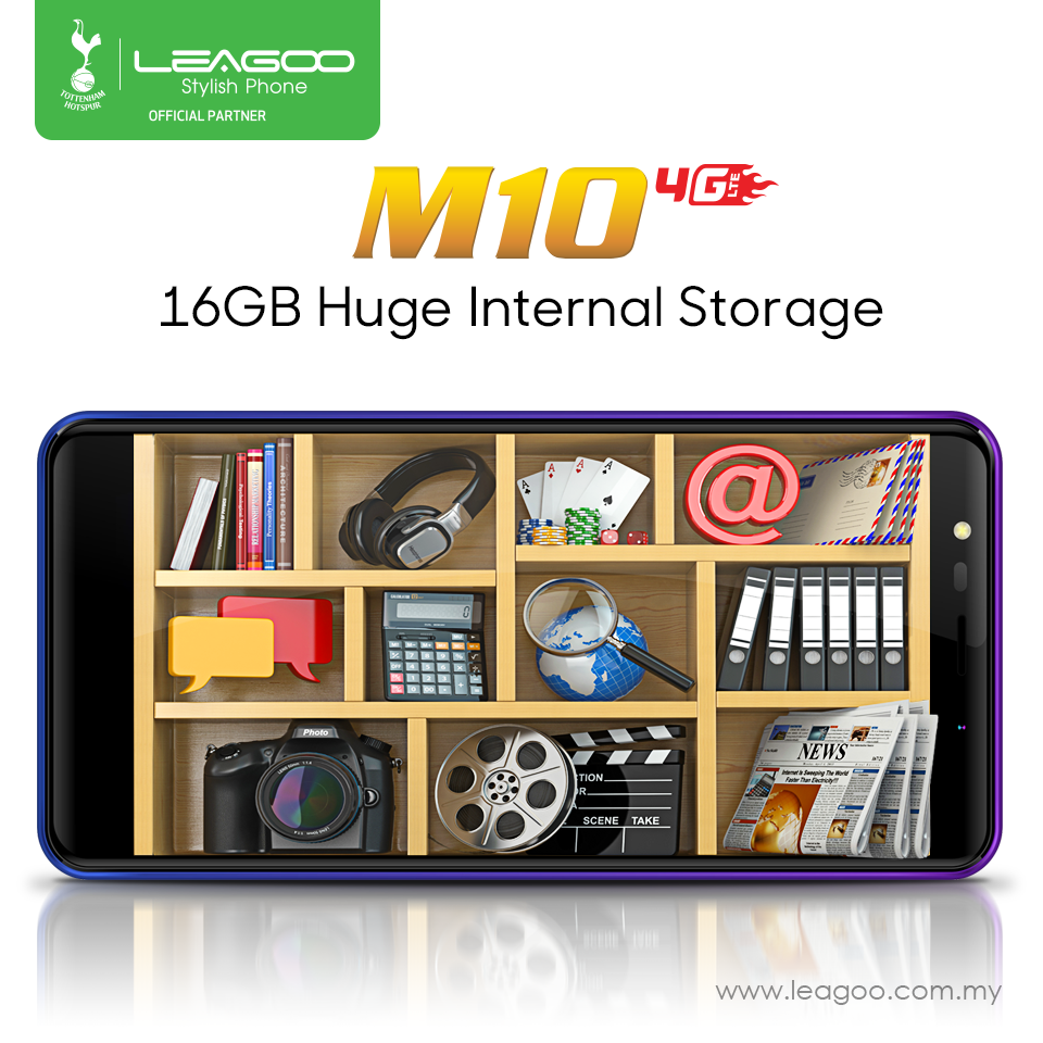 M10 comes with 16GB of Huge Internal Storage to enable you to store all of most of your data and information and even picture in one device‼️ Wait no more and get M10 today for just only RM299 and complete your style today with this new model from Leagoo Malaysia‼️ 💥5.5 Inch HD + IPS Full View Display (18:9)...