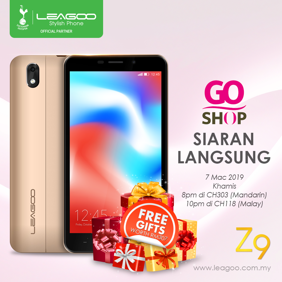 PROMOSI HEBAT EKSLUSIF DARI ASTRO GO SHOP📣📣‼️ Miliki LEAGOO Z9 dengan HARGA MENARIK dan PERCUMA HADIAH EKSLUSIF Bernilai RM307🎁🎁‼️ SIARAN LANGSUNG : 07 MAC 2019 (KHAMIS)...