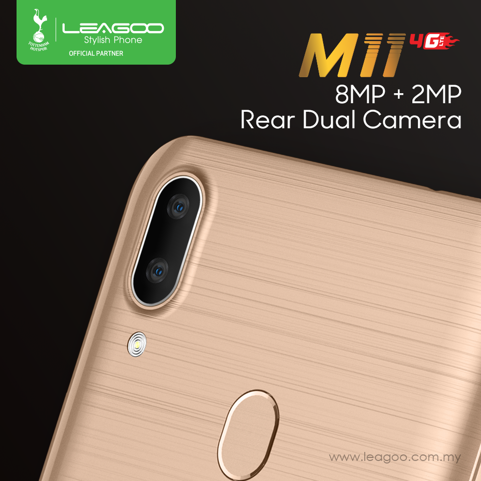 Leagoo M11 features with Rear Dual Camera allowing you to capture as much as you want with your friends for a beautiful pictures and photos!! Complete your style with M11 today for just RM399 only!! Browse for more info at www.tomtop.com ww.leagoo.com.my/product/m11/... 👉6.2 Inch Notch Full View Display