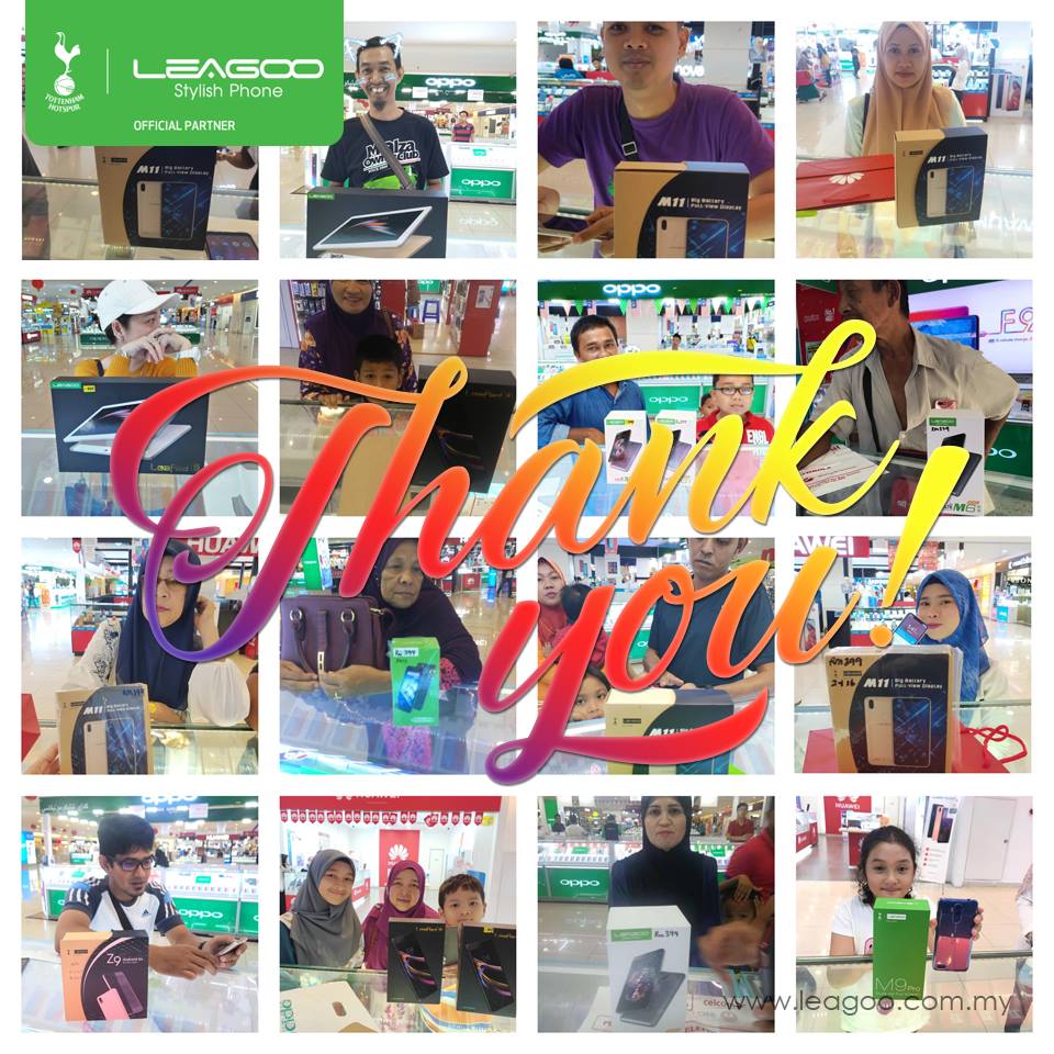 We are highly thanked to all our supporters that keep support and choose to stand with Leagoo Malaysia and enable us to move forward‼️ Without your supports, we definitely difficult to grow each day‼️ hence, we always provide you with more promotions and interesting deals to appreciate your generous supports!! Leagoo Malaysia is keen to give you the best experience with us‼️ So, do not hesitate to contact us‼️... Leagoo Official Website⏩www.tomtop.com