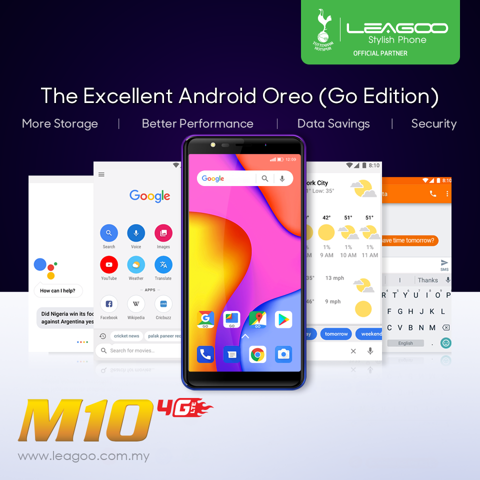 Either for Data Savings, Better Performance or Security, Leagoo M10 definitely a smarter device that everyone needs to find out‼️ With the Excellent Android Oreo (GO Edition), this device surely can enhance your performance with your device for daily tasks or for socializing for just RM299 only‼️ For more info, click here www.wasap.my/60167743837/M10... ✅5.5 Inch HD + IPS Full View Display (18:9)