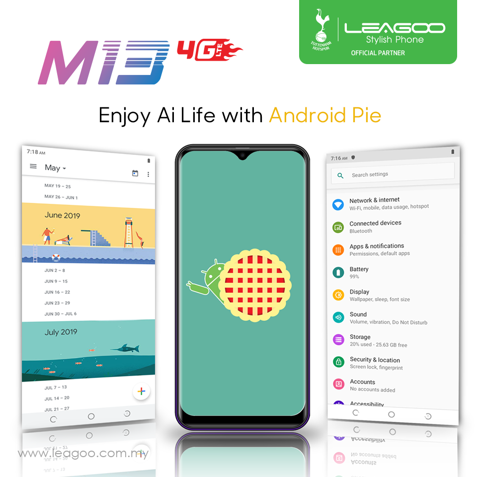 Leagoo Family Welcomes of a New Smartphones #M13 Powered by Latest Android Pie 9.0😱😱‼️ Get this new model for just RM499 only‼️ Contact us for more details at www.wasap.my/60167743837/M13... 🔥6.1 HD IPS Waterdrop Display