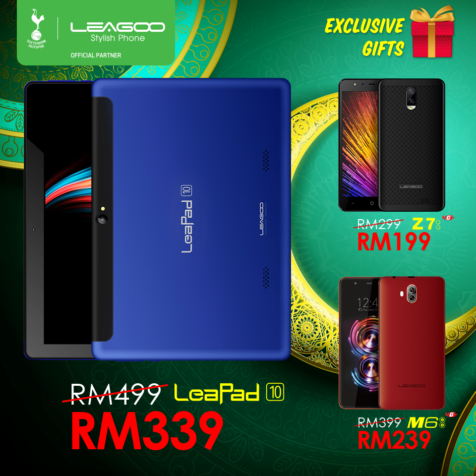 JUALAN SEMPENA HARI RAYA AIDILADHA📣‼️  Hanya untuk 5 hari sahaja bermula hari ini (8 – 12 Ogos)⏳‼️ Meriahkan Hari Raya ini dengan tawaran menarik dari Leagoo Malaysia‼️... WHATSAPP: www.wasap.my/60167743837/PROMO Leagoo M6, Z7 atau Leapad 10❓ Mana 1 pilihan anda❓ Nikmatilah penjimatan yang berbaloi-baloi dan dapatkan hadiah misteri dengan setiap pembelian M6, Z7 atau Leapad 10‼️ Tunggu apa lagi‼️ Jangan Lepaskan Peluang ini‼️ Untuk maklumat selanjutnya, layari: